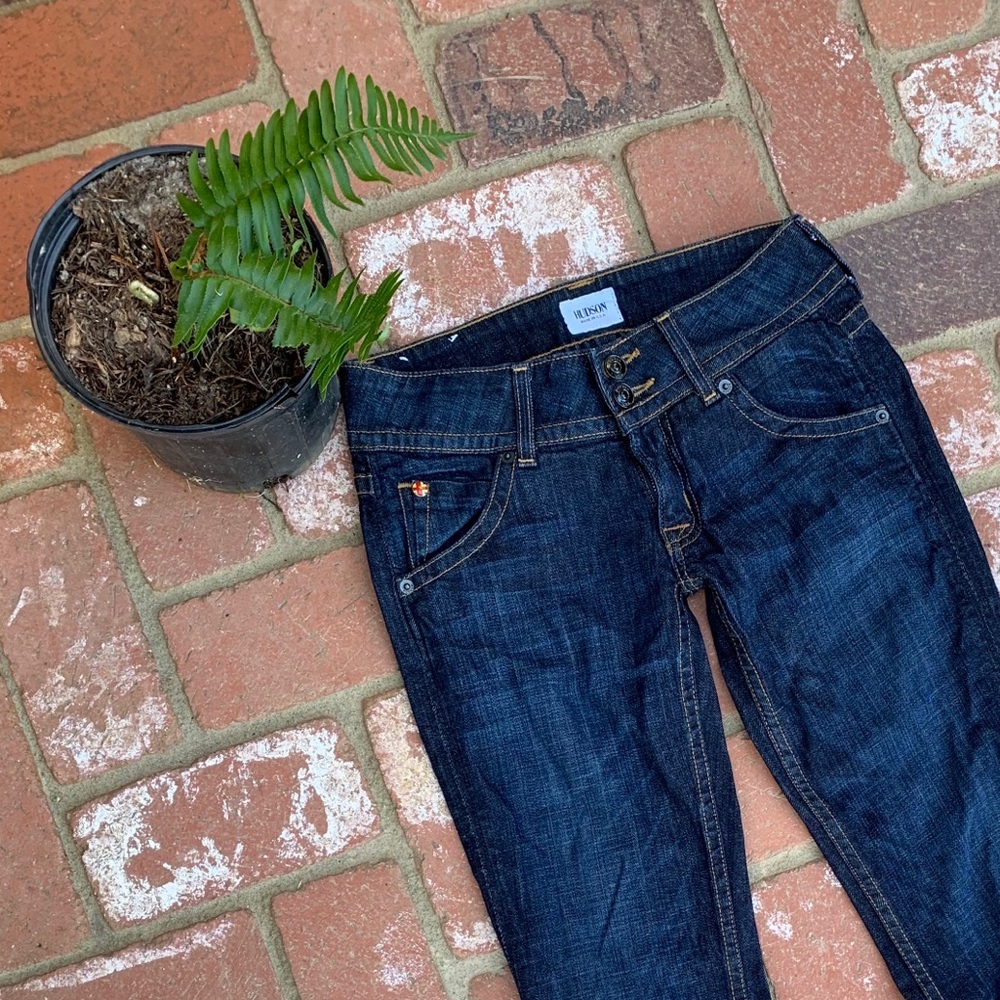 Hudson signature bootcut flare dark wash jeans - Picture 4 of 16